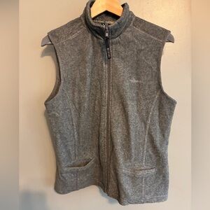 NY Jeans New York & Company Charcoal Fleece Vest
